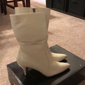 Off-White heeled boots size 10